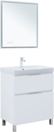 Тумба под раковину Aquanet Алвита New 70 напольная, белый матовый, артикул 00344133