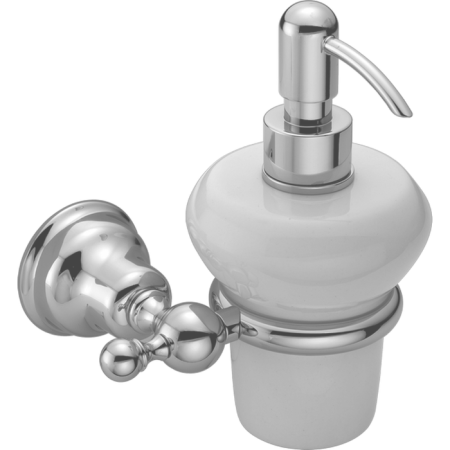 HUBER Croisette Дозатор подвесной, цвет хром/керамика