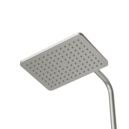 SLIDER-CVD-GM Душевая стойка со смесителем и изливом, оружейная сталь, артикул SLIDER-CVD-GM