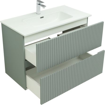 Тумба под раковину Aquanet Джейн 90 мисти грин, артикул 00313319
