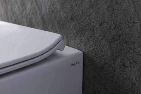 Чаша приставного унитаза Allen Brau Fantasy 4.11007.20 белый глянец, артикул 4.11007.20