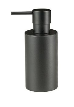 Stil Haus Tondo, настольный черный дозатор, цвет помпы с крышкой черный матовый