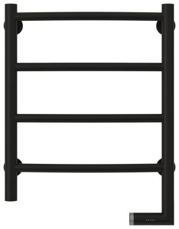Полотенцесушитель электрический "ГАЛАНТ 2.0" 500х400 / МЭМ правый (Матовый Чёрный)