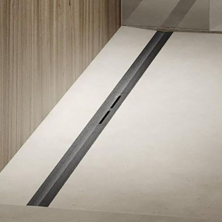 Профиль для душа TECEdrainprofile, 1200 мм, PVD Brushed stainless steel, black / сатин, черный, артикул 671221