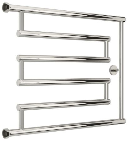 Полотенцесушитель, Сунержа, High-Tech model L+, водяной, ширина, мм-660, глубина, мм-65-80, высота, мм-528, межосевое расстояние-500, подключение-вертикальное слева/справа, мощность, Вт-314, присоединительный размер-НГ G 1", материал-нержавеющая сталь, на, артикул 00-4052-5065