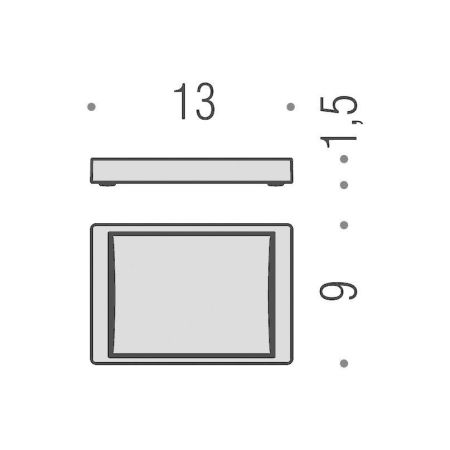 Colombo Look Мыльница настольная, цвет: хром, артикул B1642.CR