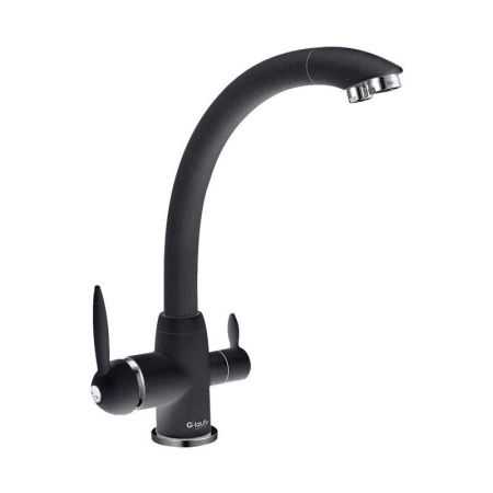 Смеситель для кухни с подключением фильтра G.Lauf GOP18-A093KB, черный
