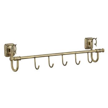 Планка с крючками Savol S-006475, бронза