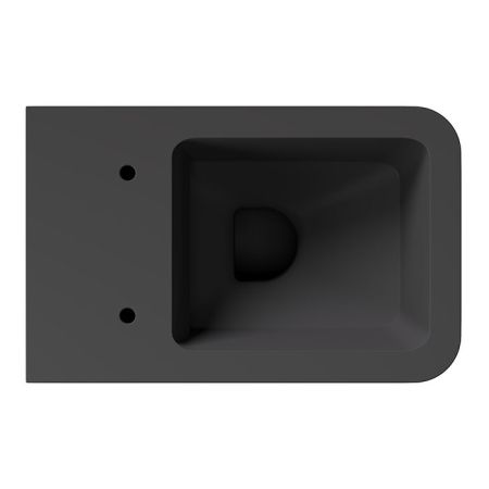 Унитаз, Alice, Hide, безободковый (с открытым смывным краем), тип установки-подвесной, ширина, мм-350, глубина, мм-550, высота, мм-345, форма чаши-прямоугольная, выпуск-горизонтальный, материал-керамика, сиденье-необходимо заказать, вид грязеотталкивающег, артикул 31210108