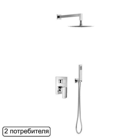 Система для душа скрытого монтажа EXCELLENT Pride AREX.SET.4045CR (хром), артикул AREX.SET.4045CR