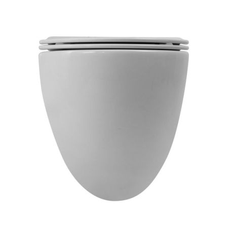 Унитаз подвесной безободковый со смывом TORNADO BelBagno AMANDA-TOR, артикул BB051CH-TOR-FC