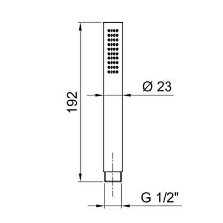 FANTINI I Mare Ручной душ, цвет белый матовый, артикул 90 29 8783