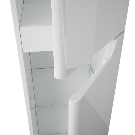 Полупенал Hella, 35, белый лак