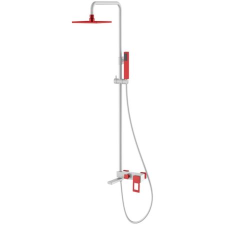 Стойка для душа Q WhiteRed_Комплект, артикул 148-WR