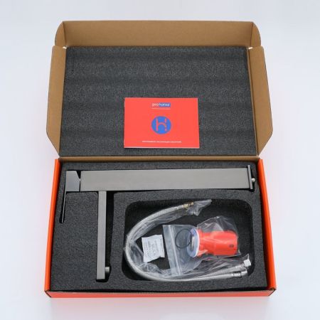 Смеситель для раковины высокий Prohanss P30.15.09, графит