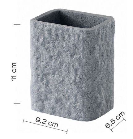 Gedy Aries, настольный стакан, цвет серый, артикул AR98(08)