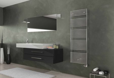 Cordivari Leila Electric, полотенцесушитель электрический 1150/500, цвет хром, артикул 3581560400001