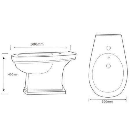 Биде напольное BOHEME Vogue, артикул 943