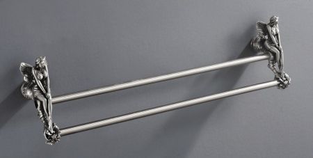 Полотенцедержатель двойной подвесной 60 см ART&MAX AM-B-0988, артикул AM-0988-B