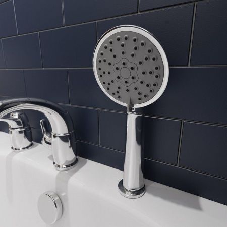 Смеситель на борт ванны Iddis Oldie на 3 отверстия Хром, артикул OLDSB30i07