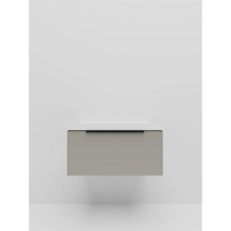 Тумба под раковину подвесная La Fenice SIMPLA FNC-01-SIM-C-80, бежевая, артикул FNC-01-SIM-C-80