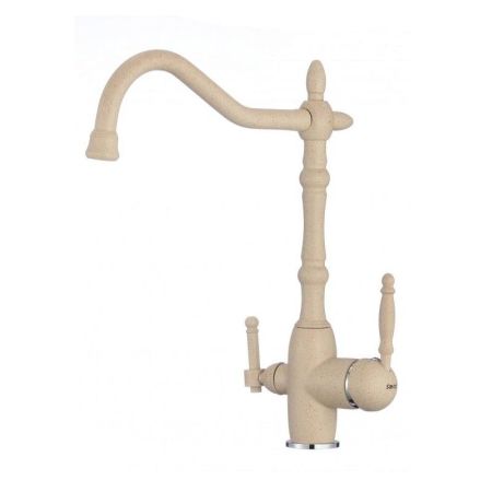 Смеситель для кухни с подключением к фильтру Savol S-L1803Y, бежевый, артикул S-L1803Y