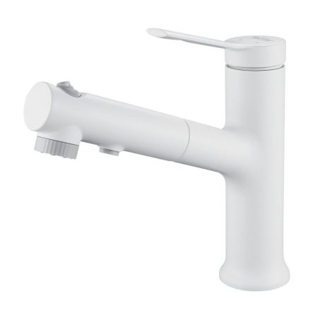 Смеситель для раковины многофункциональный Raffine F281C, белый