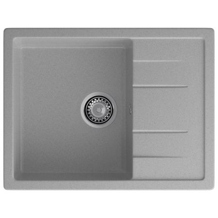 Кухонная мойка GranFest QUADRO 650L, серый, артикул Q-650L серый
