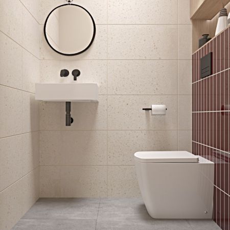 Комплект 3 в 1 бачка скрытого монтажа для приставного унитаза Lavinia Boho Relfix 77030063, артикул 77030063