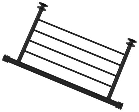 Полка, Сунержа, прямая 4П, ширина, мм-370, назначение-для водяных и электрических, материал-нержавеющая сталь, цвет-матовый черный, артикул 31-2012-4370