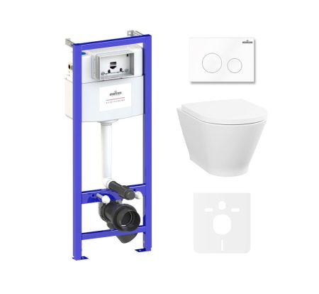 Комплект 6 в 1 Lavinia Boho Elegant Rimless 87561063, премиум с пластиковой клавишей, артикул 87561063