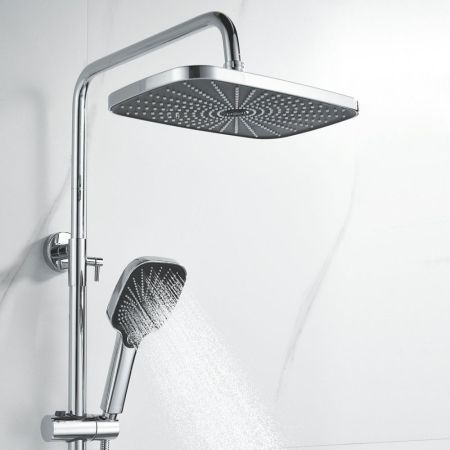 Душевая система Shevanik S6236, хром, артикул S6236