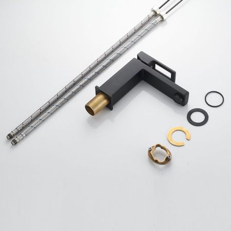 Смеситель для раковины Raffine F0196H, черный, артикул F0196H