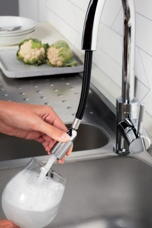 E23309-CP смеситель для кухни EDGAR выдвижный излив (хром), артикул E23309-CP