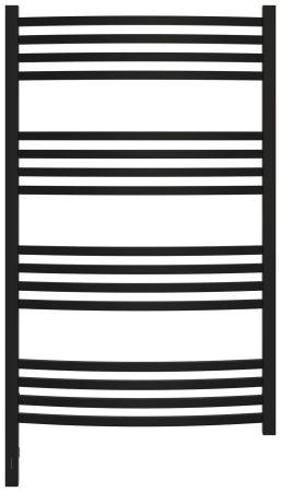 Полотенцесушитель электрический АРКУС 3.0 1000х600 МЭМ левый (Матовый чёрный), артикул 31-5704-1060