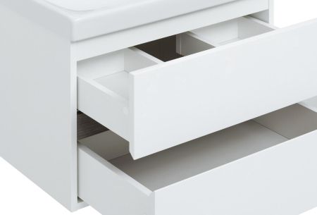 Мебель для ванной Aquanet Беркли 60 белый/дуб рошелье (зеркало белое), артикул 00258905