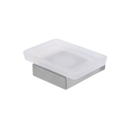 SLIDER-SODS-01 Мыльница подвесная, стекло, исполнение хром, артикул SLIDER-SODS-01