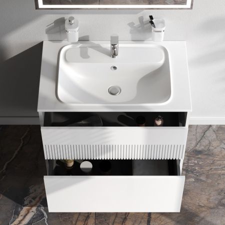 M8FFUX0802WM Func, База 2 ящика (push-to-open), 80 см, цвет белый матовый, артикул M8FFUX0802WM