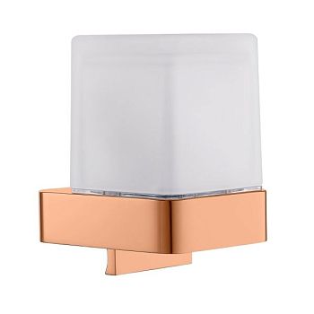 Стакан для ванной комнаты Rav Slezak NIL NLA0304ZRK, розовое золото брашированное