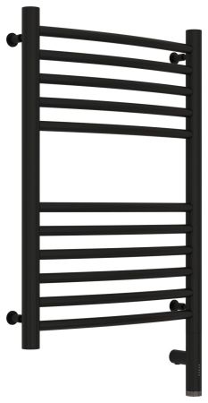 Полотенцесушитель, Сунержа, Богема 3.0, выгнутая, электрический, ширина, мм-432, глубина, мм-88, высота, мм-724, межосевое расстояние-400, нагревательный элемент-ТЭН, подключение-нижнее справа, электрокомплект-МЭМ, мощность, Вт-300, материал-нержавеющая с, артикул 31-5803-6040