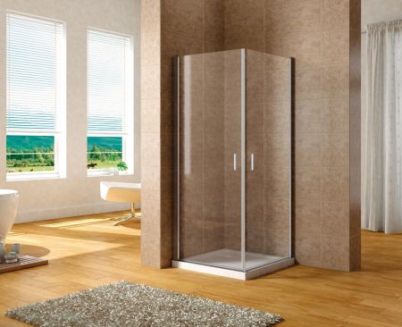 Душевой уголок Aquanet Cinetic 90х90,прозрачное стекло (AE12-N-90H190U-CT-2 шт), артикул AE12-N-90H190U-CT-2 шт