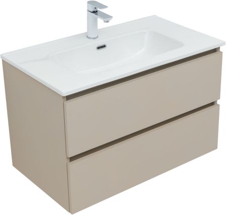 Тумба под раковину Aquanet Вега 2.0 80 бежевый, артикул 00337943