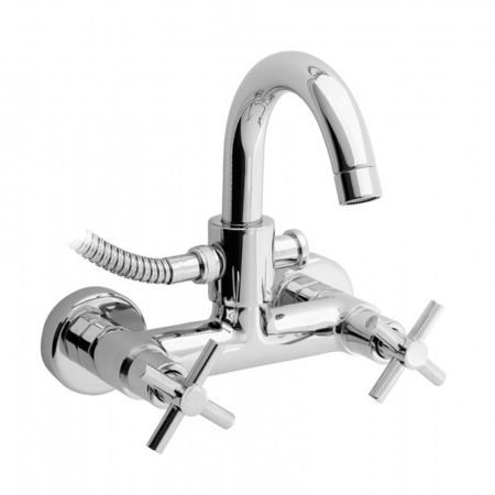 Bongio T Cross Смеситель для ванны, цвет хром, артикул 30536CR0D