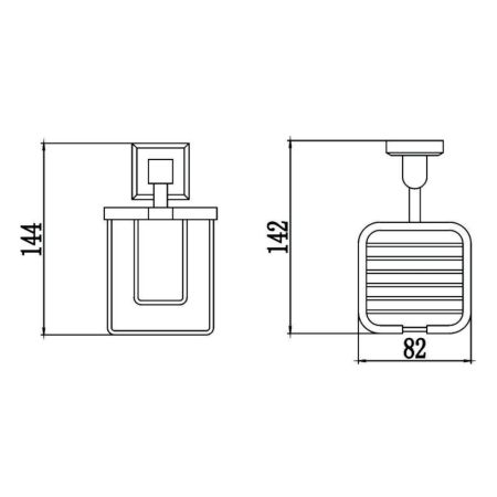 Держатель для освежителя воздуха Savol S-009533, хром, артикул S-009533