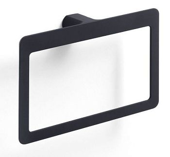 Gedy Pirenei, полотенцедержатель - кольцо, цвет черный матовый