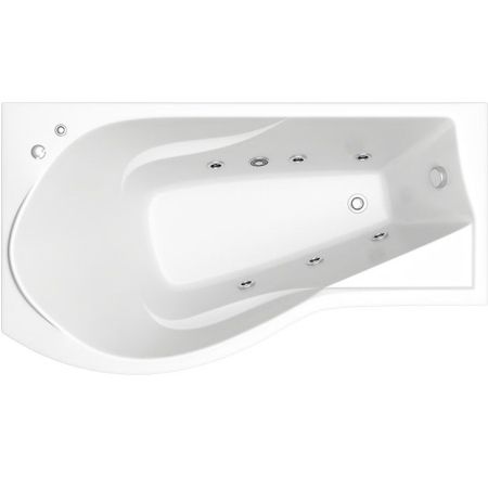 Акриловая ванна Bas Капри 170x95 L без гидромассажа