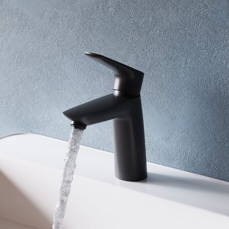 D40102122 Prime new смеситель для умывальника, черный, артикул D40102122