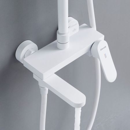 Душевая система Shevanik S4536C, белый