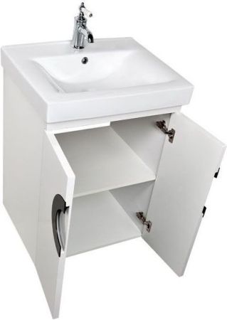 Тумба под раковину De Aqua Форма 60.2 белый (напольная), артикул 184356