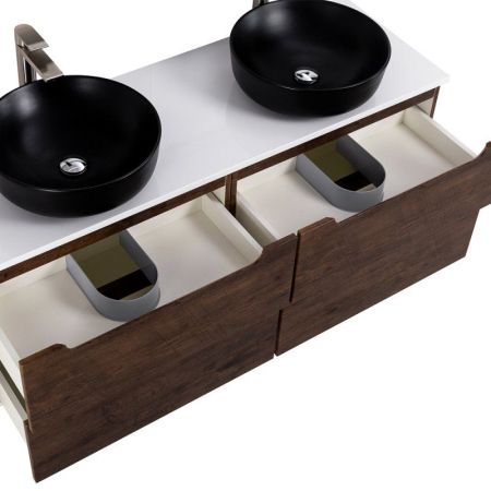 Мебель для ванной комнаты BELBAGNO ETNA-1400 со столешницей, артикул ETNA-700-2C-SO-WO-P